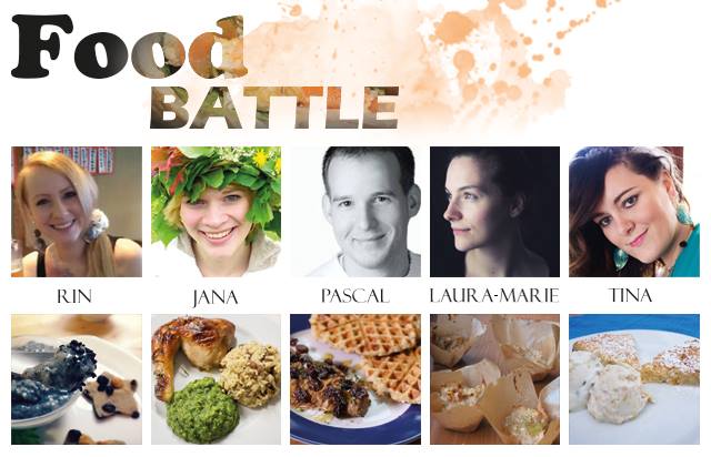 Die 5 Teilnehmer der Food Battle