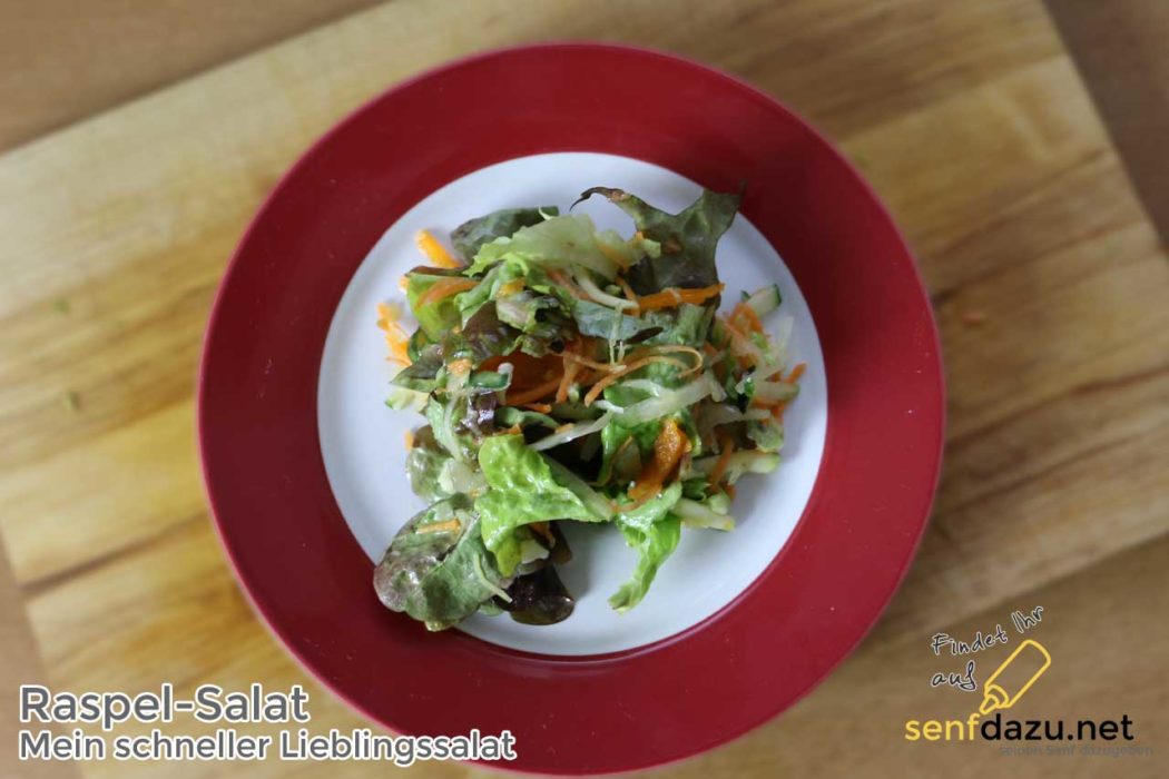 Raspel-Salat – Mein schneller und einfacher Lieblingssalat