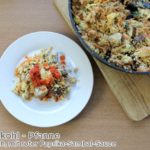 Blumenkohl-Pfanne, vegetarisch und mit Paprika-Sambal-Sauce