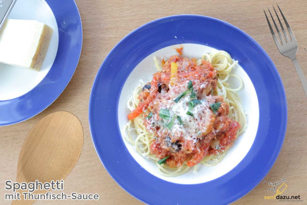 Spaghetti mit Thunfisch-Sauce