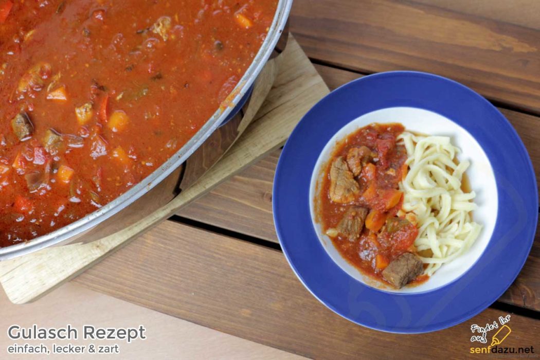 Gulasch Rezept – Ungarisch Style als Schmorgericht