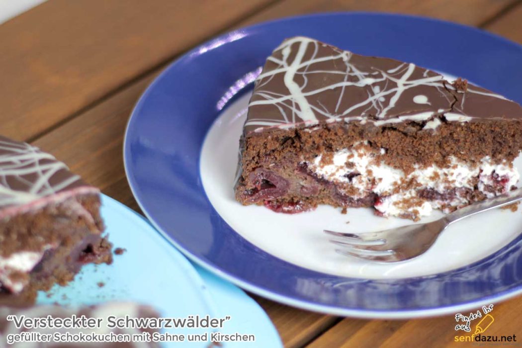 Schokokuchen „Versteckter Schwarzwälder“ Rezept
