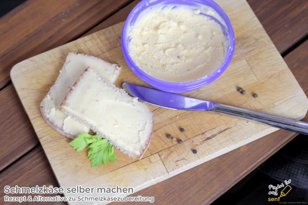 Schmelzkäse selber machen – Rezept – Alternative zur Schmelzkäsezubereitung