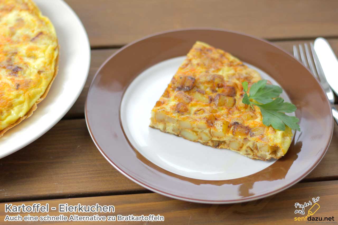Kartoffel - Eierkuchen Rezept - einfaches, schnelles und leckeres Basic ...