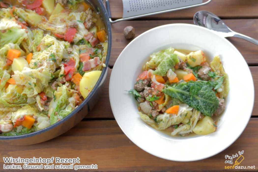 Wirsingeintopf – Lecker Wirsing Rezept mit Hack