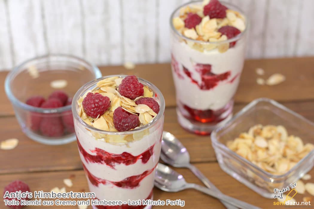 Antje’s Himbeertraum – Schnelles und einfaches Nachtisch Dessert Rezept