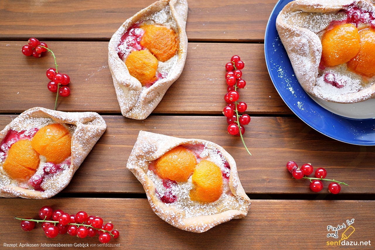 Aprikosen Johannisbeeren Gebäck Rezept - senfdazu.net