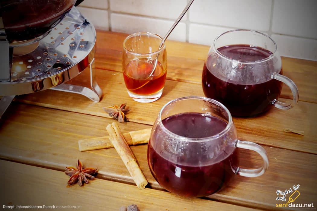 Johannisbeer Punsch Rezept – Punsch mit Johannisbeeren Saft und anderen wärmenden Zutaten