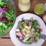 einfacher Thunfisch - Salat mit Resteverwertung