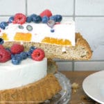 Stippmilch Kuchen Rezept - Joghurt Dessert, Orange und Obst Früchte